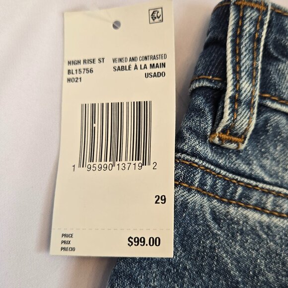 BUFFALO DAVID BITTON Women's Jayden High Rise Straight Jeans Sz: 29 - Picture 12 of 13